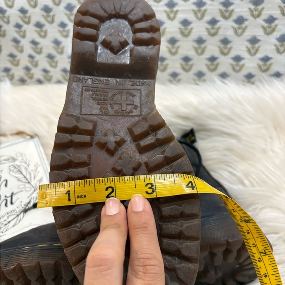 Vintage Dr. Martens Men’s Black Classic 1460 Lace Up Combat Boots YoungAdult Sz3 - Picture 13 of 13